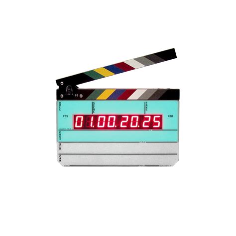 digital time code slate.